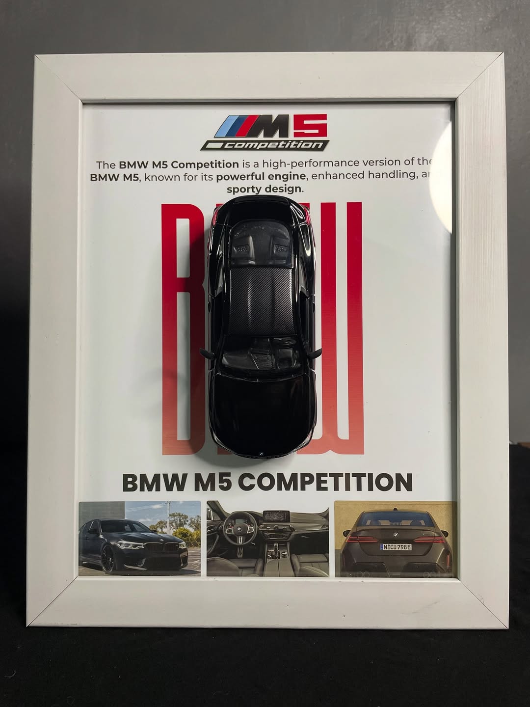 BMW 3D Car Frame Wall Art