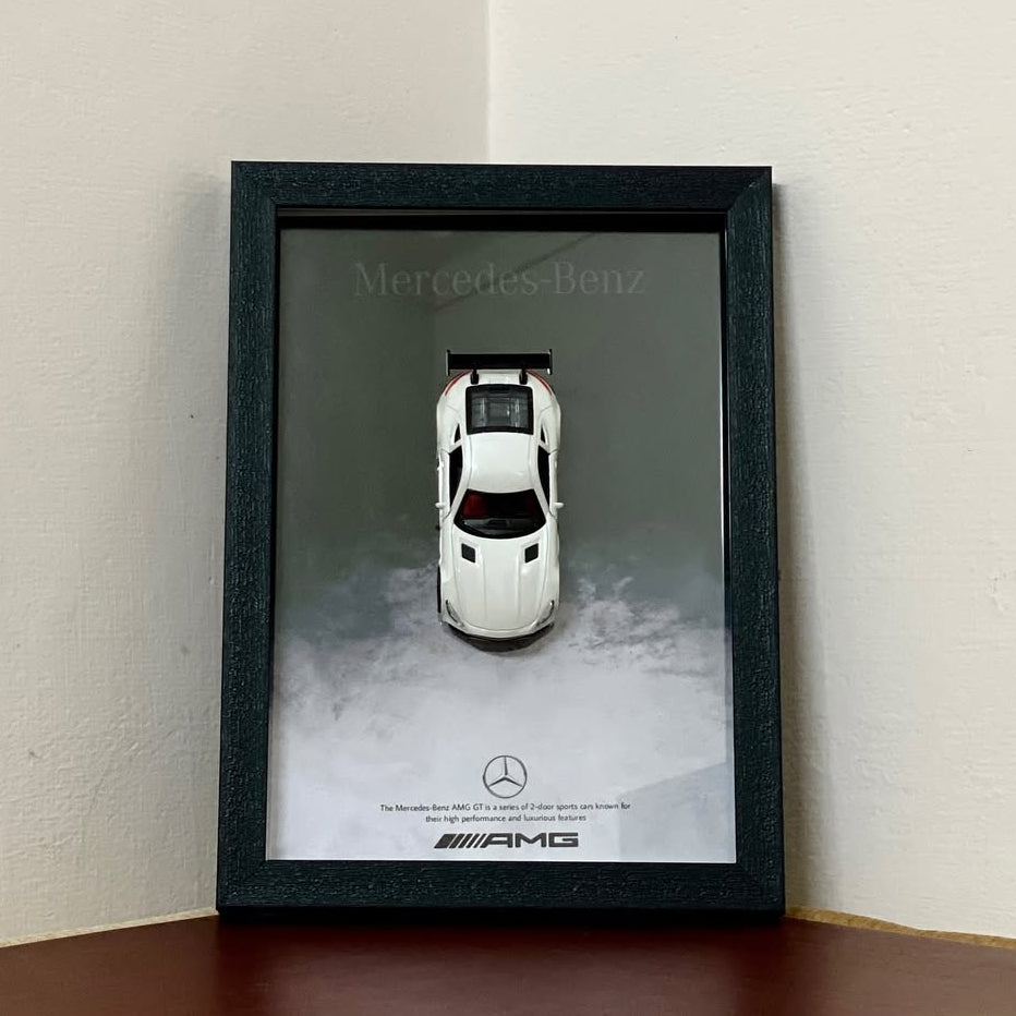 Mercedes AMG 3D Car Frame Wall Art