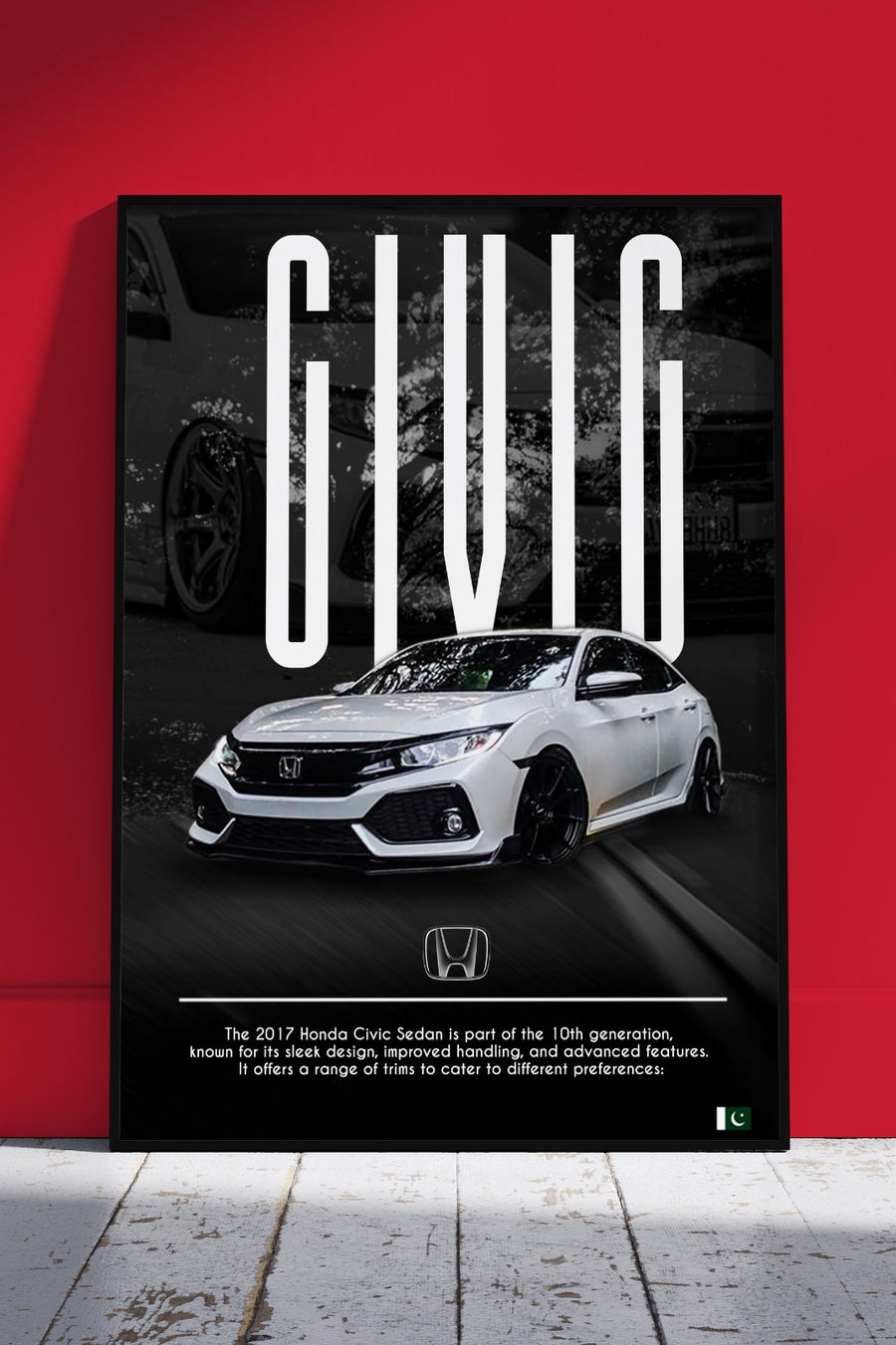 Honda Civic Type R | Car Poster Wall Art