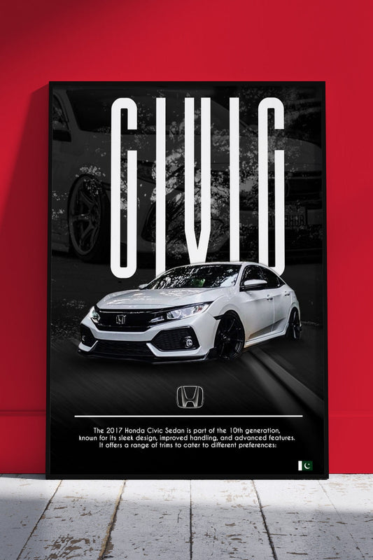 Honda Civic Type R | Car Poster Wall Art
